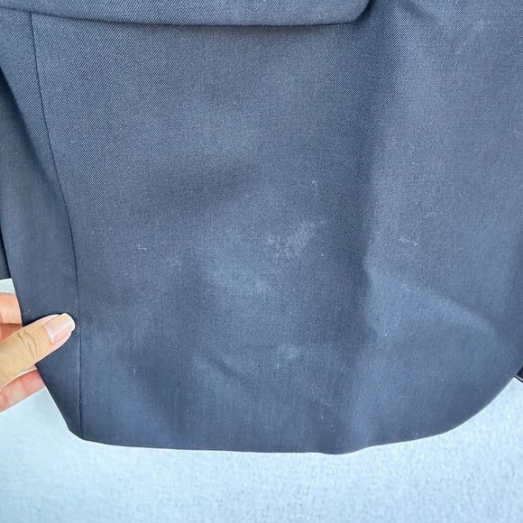 Brooks Brothers 346 Mens 43L Navy Blue Blazer Gold 3-Button Wool Sports Academia - Picture 5 of 13